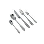 La Mesa silver stainless steel 20 piece cutlery set image number 2