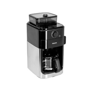 Philips stainless 2 in 1 black/silver coffee maker 1000W