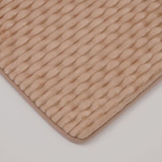 كوتاج دعاسة حمام ميموري فوم بوليستر، بيج 50*80*3.5 سم