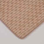 كوتاج دعاسة حمام ميموري فوم بوليستر، بيج 50*80*3.5 سم image number 1