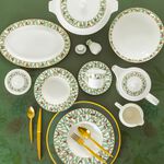 La Mesa 47 Pieces Porcelain Dinner Set image number 3