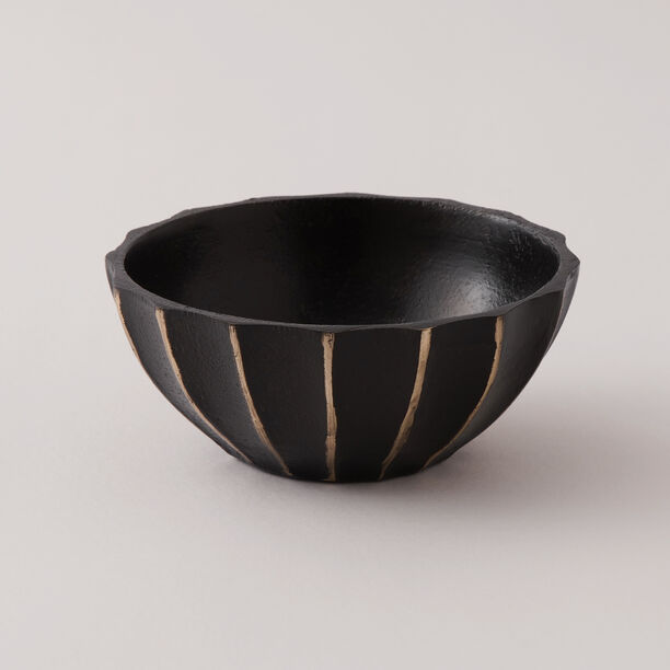 Alberto aluminum round nut bowls set of 2pcs 10*10*5cm, black image number 2