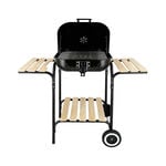 18" Square Trolly Grill In Black image number 1