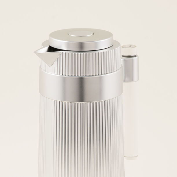 Dallaty plastic vacuum flask 1L, silver image number 2