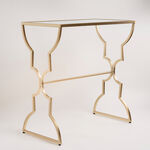 Side Table Set Of 3 Metal Gold image number 2