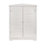 Wooden Corner Cabinet White image number 0