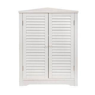 Wooden Corner Cabinet White