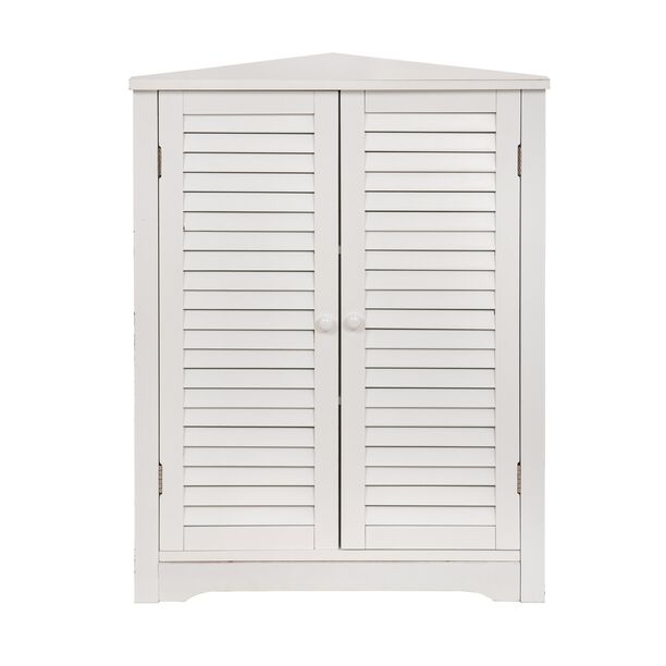 Wooden Corner Cabinet White image number 0