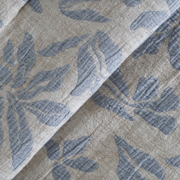 Boutique blanche cotton jacquard 3pc super king comforter set, 250*260cm, blue image number 3