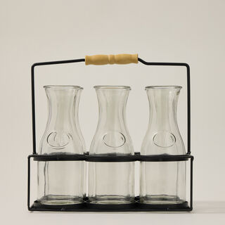Alberto Drinking Glass Set 7 Pieces With Stand