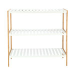 3 Tiers Bamboo Mdf Shelf White image number 2