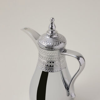 Dallaty jambiyah set of 2 silver steel vacuum flask