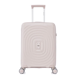 Travel Vision Trolley Suitcase Circles 20 White 39*22*56 Cm