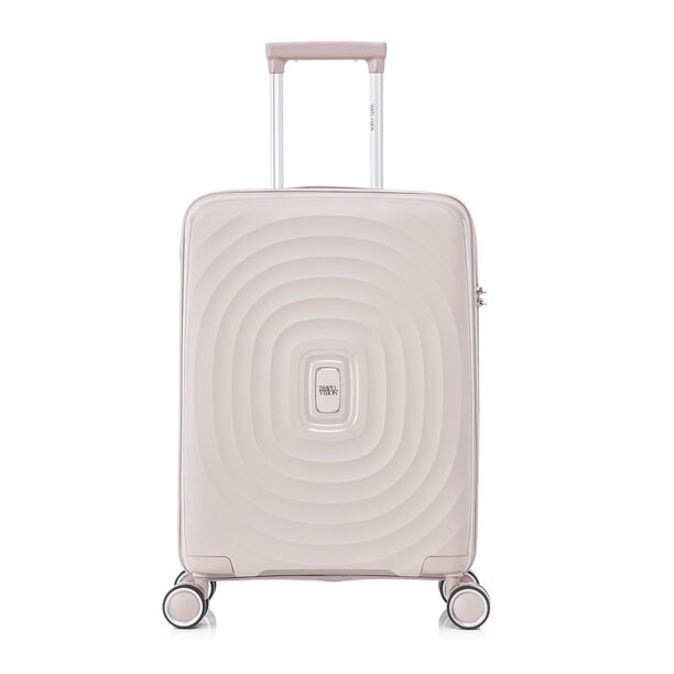 Travel Vision Trolley Suitcase Circles 20 White 39*22*56 Cm image number 1