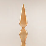 Homez glass Ramadan decorative piece, beige 10.5*10.5*60.5cm image number 1
