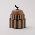 Homez Samrah Collection Decoration Item, Black & Brown, 16*15 Cm image number 0