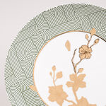 La Mesa green porcelain 18 pc dinner set image number 4
