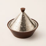 Bahja silver wood bowl 30*29*27 cm image number 2