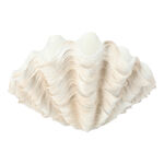 Off white shell resin planter 48.5*32*28.5 cm image number 1