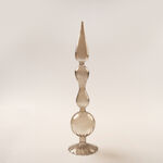 هومز قطعة ديكور رمضانية من الزجاج، رمادي 10.5*10.5*60.5سم image number 0