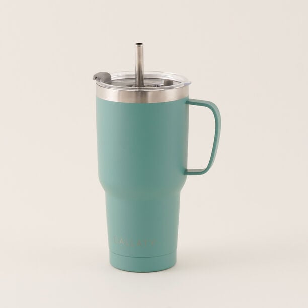 Dallaty stainless steel thermo bottle, green 600 ml image number 0