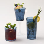 La Mesa Glass Tumbler Set 4Pcs 300Ml, Blue image number 4