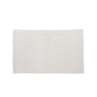 Boutique Blanche beige cotton bathmat 60*90 cm