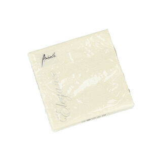 Elegance Serving Napkins Paper Square Cream