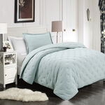 2 Pieces Twin Embroidered Comforter Set image number 0