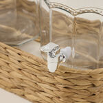 Alberto glass juice jar set with basket 2pcs/3100 ml image number 2