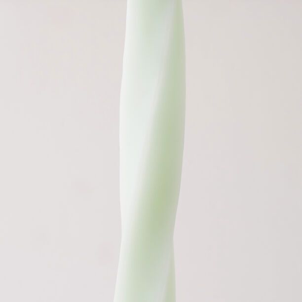 homez candle with square base 4*4*29cm, green image number 2