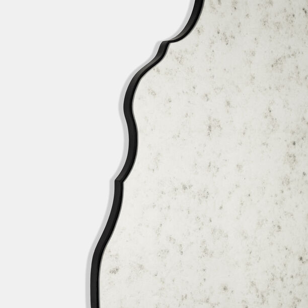 Homez Wood Wall Mirror, Silver, 80*130 Cm image number 1