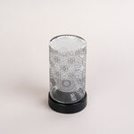 Dallaty glass with black patterns Tea and coffee cups set 18 pcs image number 2