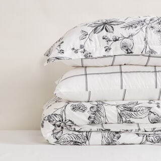 Cottage microfiber fading winter 6pc super king comforter set, blue 250*260cm