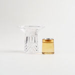 Homez Glass Diamond Oud Burner 12*12*15Cm, Brown image number 3