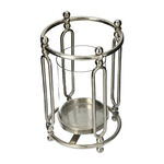 CANDLE HOLDER SILVER 23x36CM image number 2