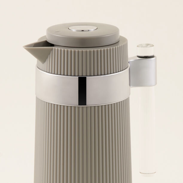 Dallaty plastic vacuum flask 1L, grey image number 2