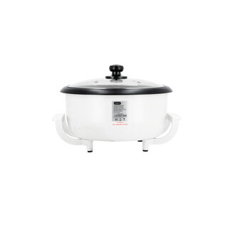 Alberto white stainless steel coffee roaster 750g, 60mins timer, 800W