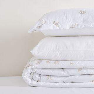 كوتاج طقم لحاف مفرد 4 قطع مايكروفايبر أبيض