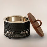 La Mesa Stainless Steel Food Warmer 5L With Wooden Lid, Black image number 2