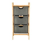 3 Tiers Bamboo Storage Drawers image number 2