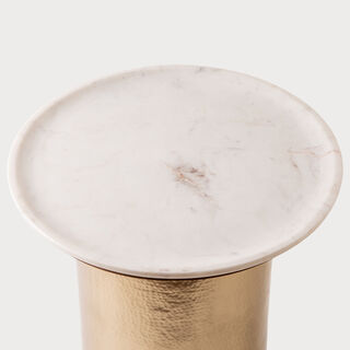 هومز طاولة جانبية أريون، ذهبية 45*45*51 سم