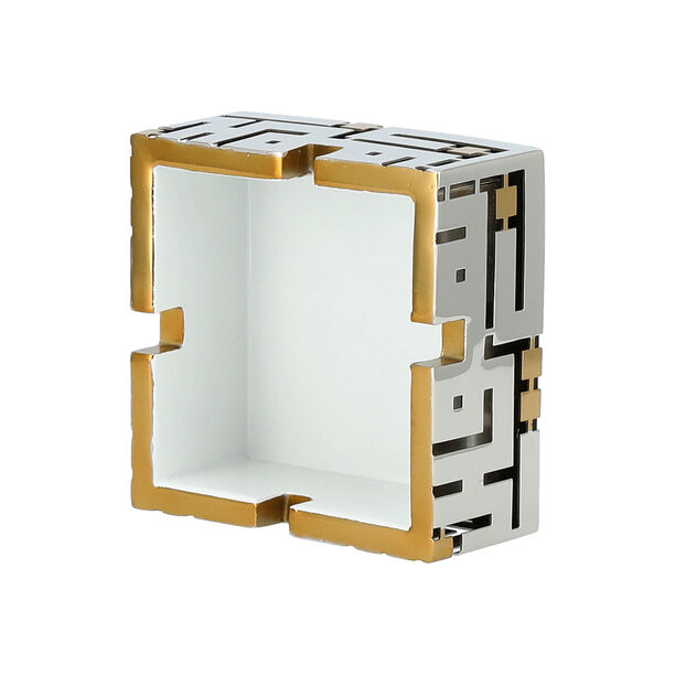 Kov Metal Ashtray 14*14*6 Cm image number 2