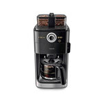 Philips stainless 2 in 1 black/silver coffee maker 1000W image number 0