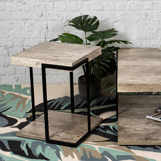 Wooden side table 40*40*50 cm