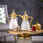 Dallaty set of 2 gold steel vacuum flask image number 0