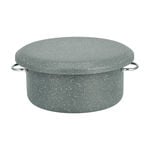 Marble Coating Casserole With Serving Lid Grey image number 1