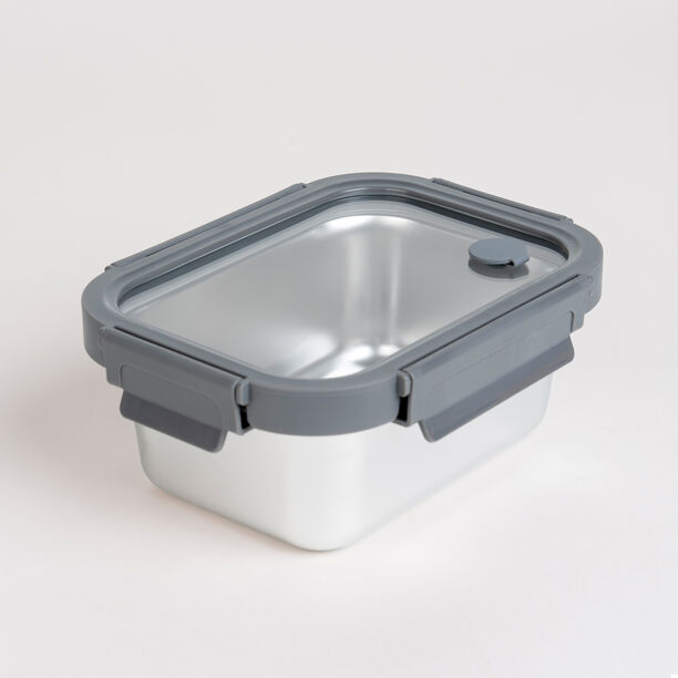 Alberto stainless steel microwavable lunch box with lid 800ml image number 0