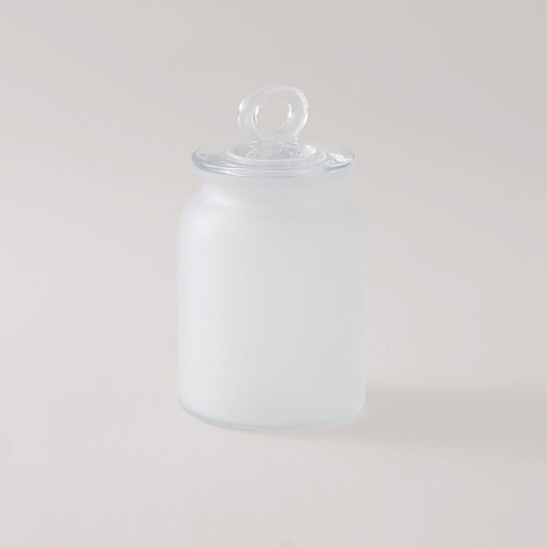 Alberto 3 pcs frosted glass canister set image number 1