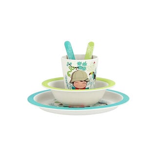 5 Piece Alberto Bamboo Fibre Jungle Boy